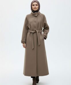 Coat Sara ~ Taupe