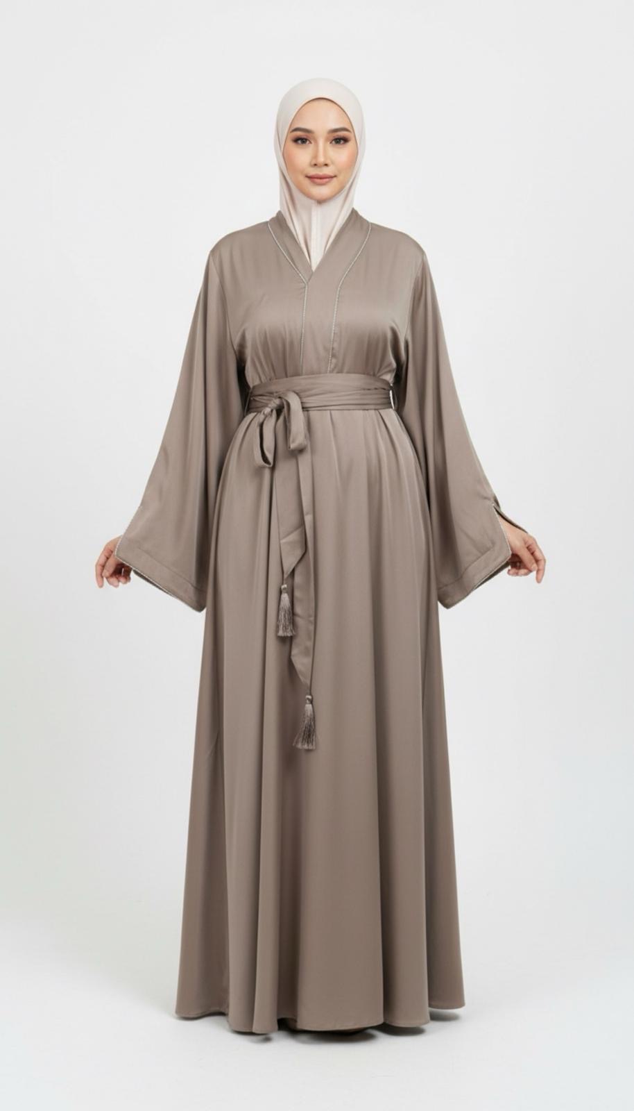 Abaya Lara ~ Taupe