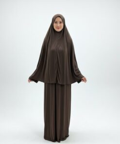 Jersey Khimar Dina ~ Brown