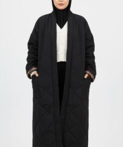 Amara Quilted Coat ~ Black