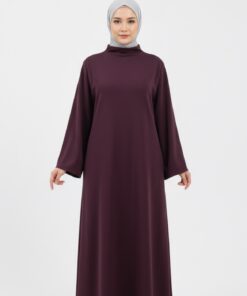 Dress Dunya ~ Burgundy