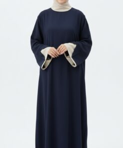 Abaya Lina ~ Navy Blue