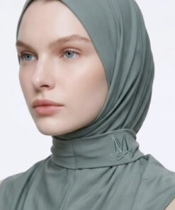 Instant hijab green