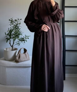 Maxi jurk Anissa bruin